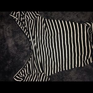 Black n White Brandy Striped Shirt